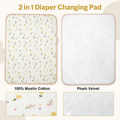 THE KENKYO Muslin Changing Pad supports multi-use-changing-liner for babies, adults, patients, and pets.