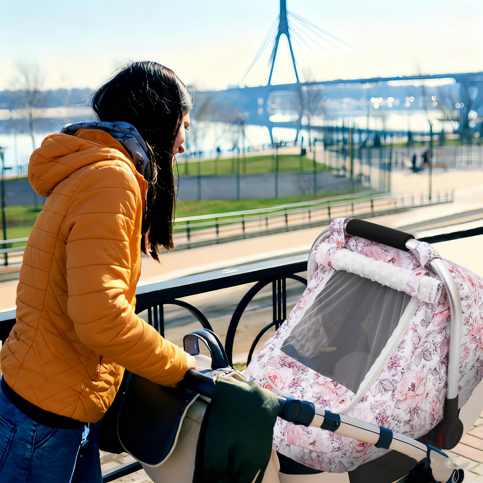 Weather shield blocks wind and sun while maintaining airflow for THE KENKYO cover.