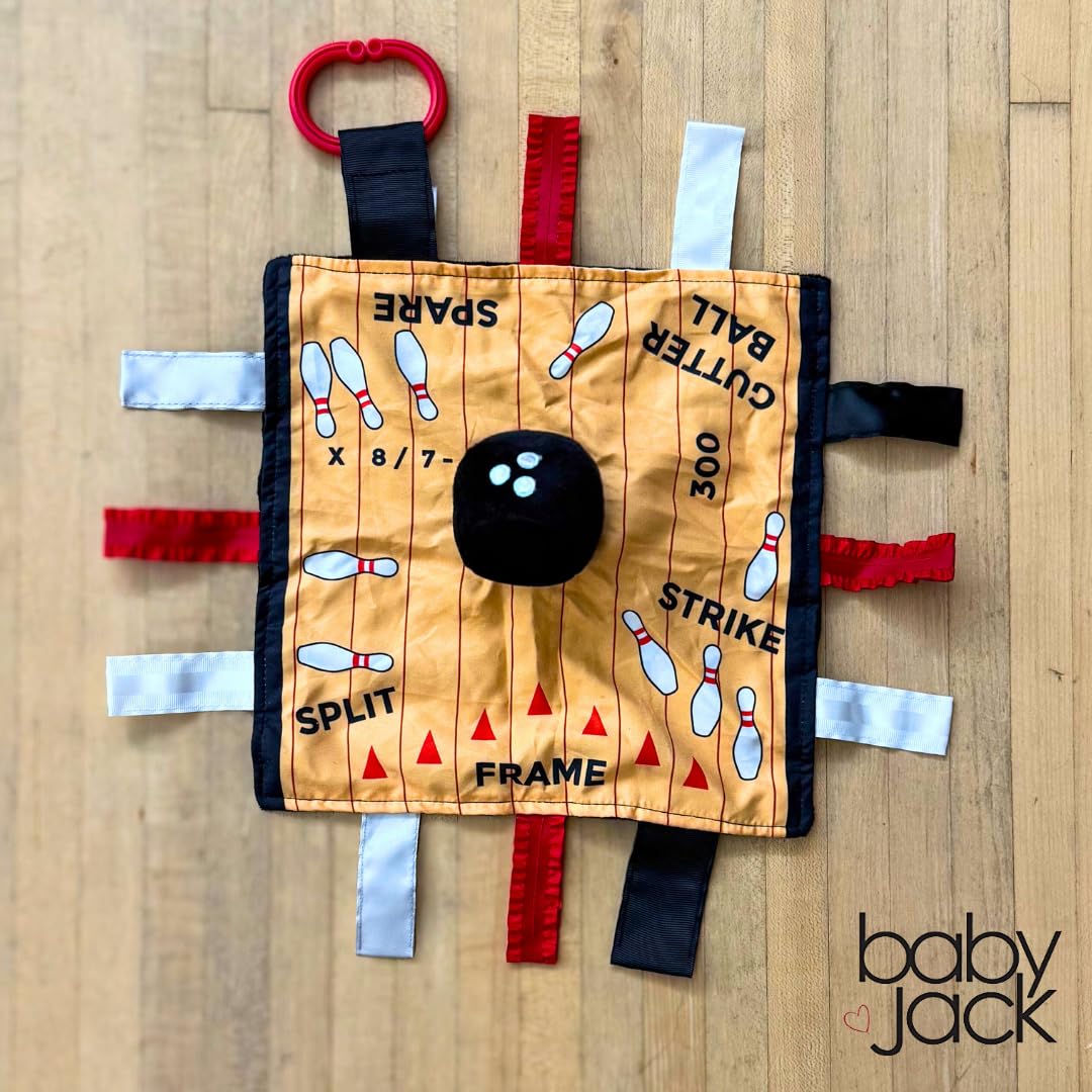 The Learning Lovey bowling pattern makes a charming baby gift