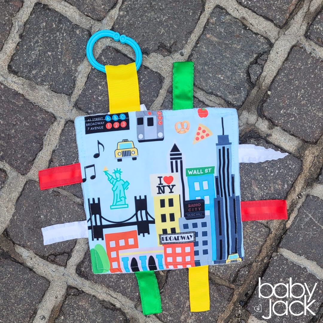 The Learning Lovey USA cities and shapes guide curious babies through early geography.