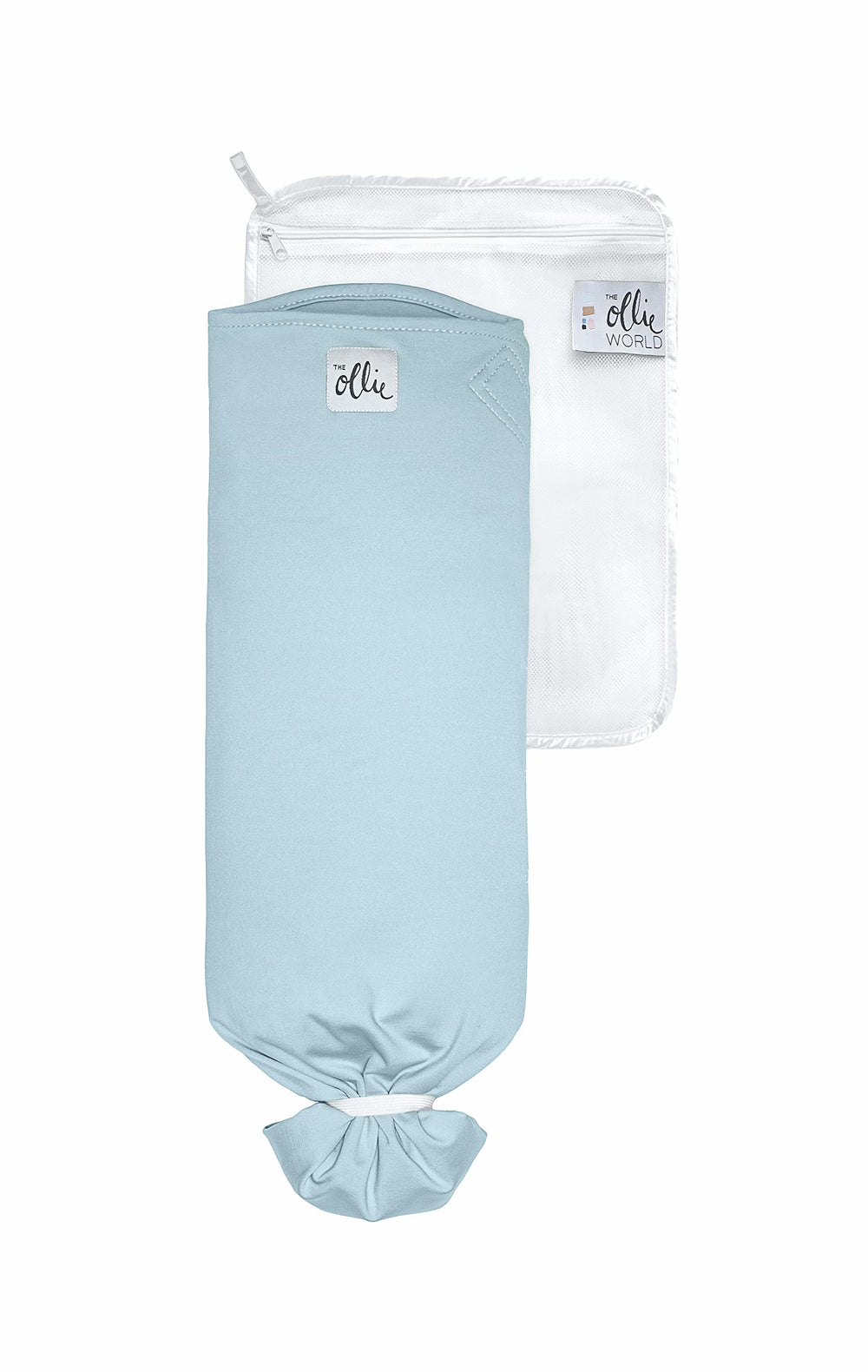 The Ollie Swaddle arms-in mode offers cozy, contained sleep.