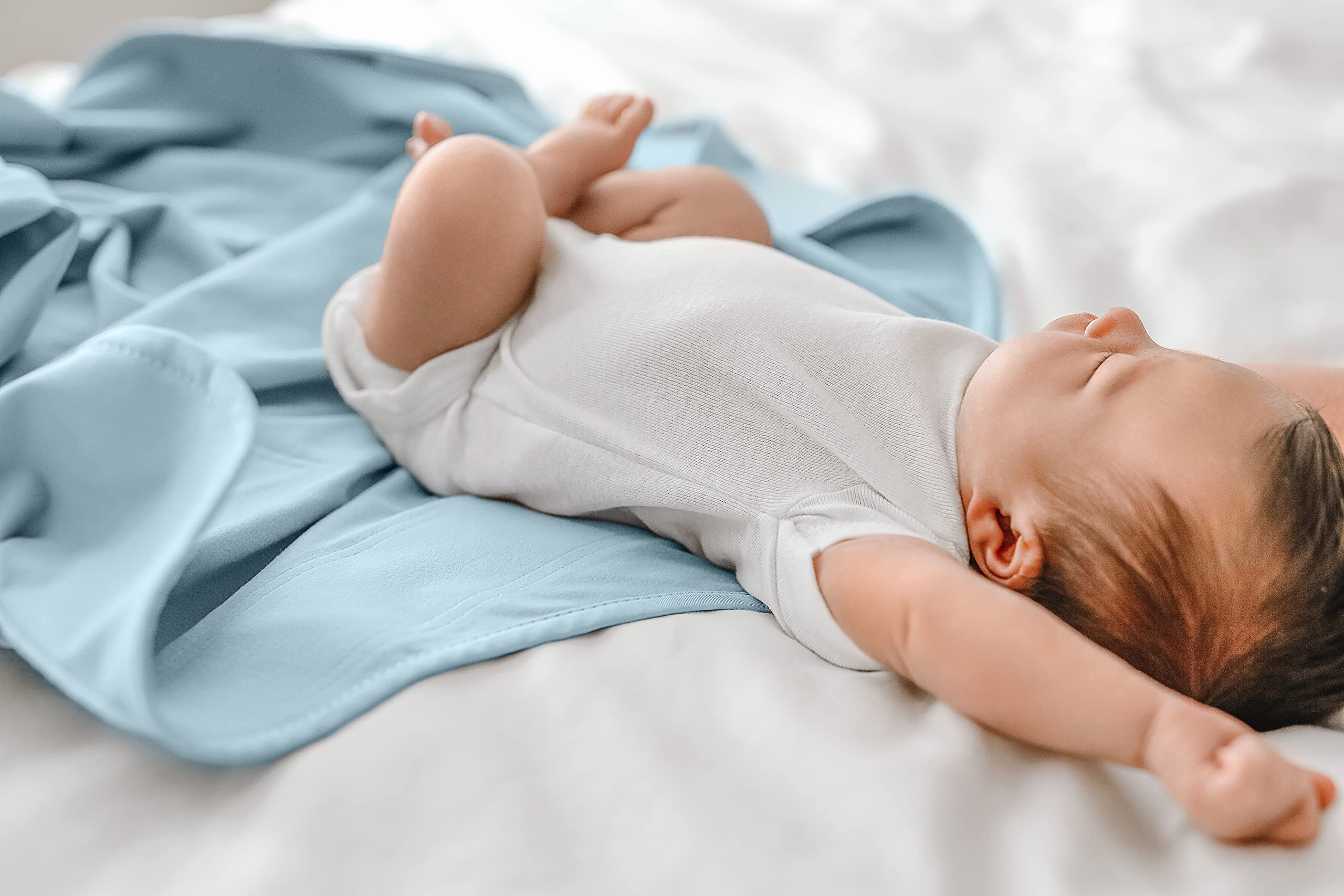 The Ollie Swaddle is pediatrician-approved for trusted sleep support.