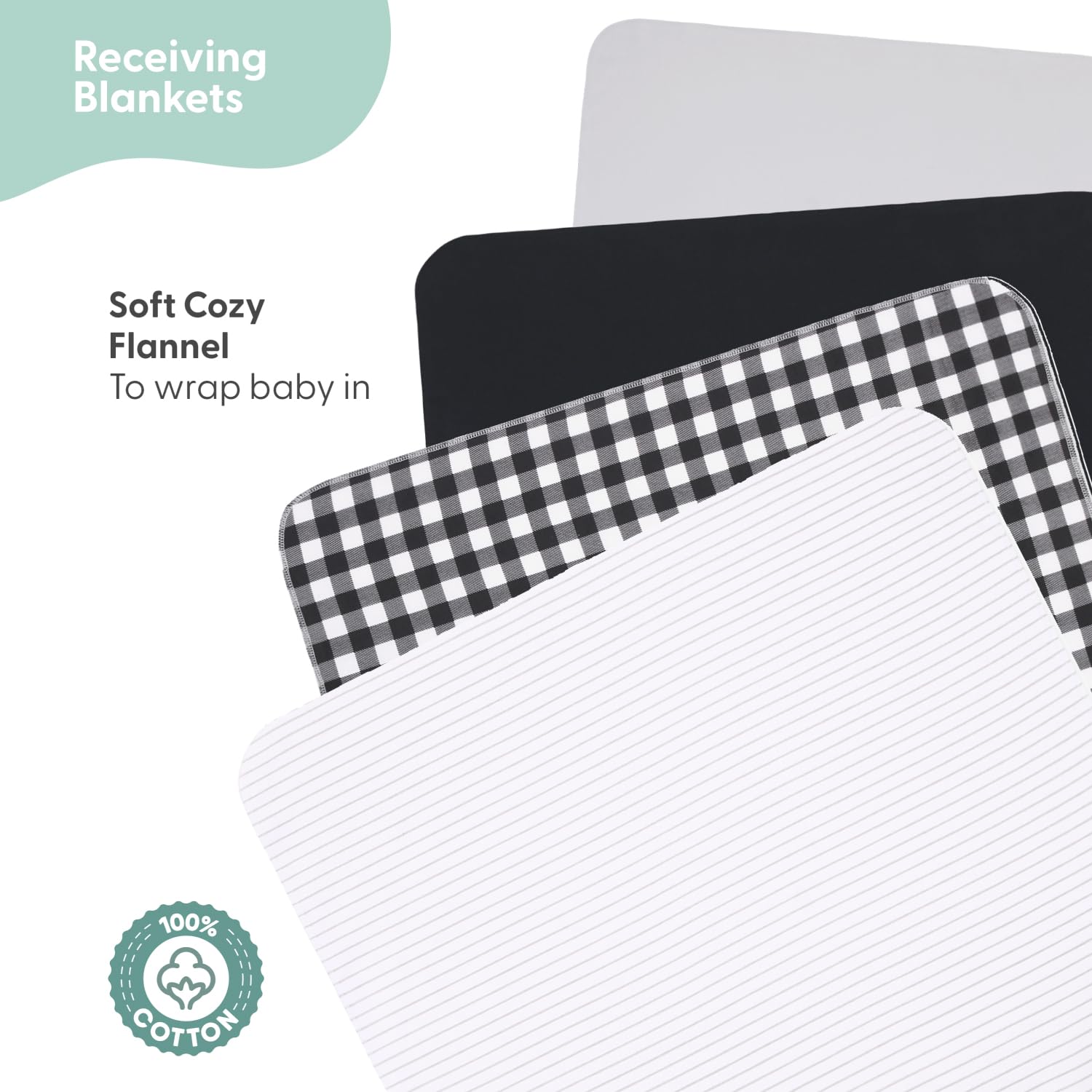 The Peanutshell burp cloths for quick cleanups on the go