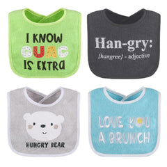 The Peanutshell bibs set 8 durable everyday wear stands up to frequent machine washing.
