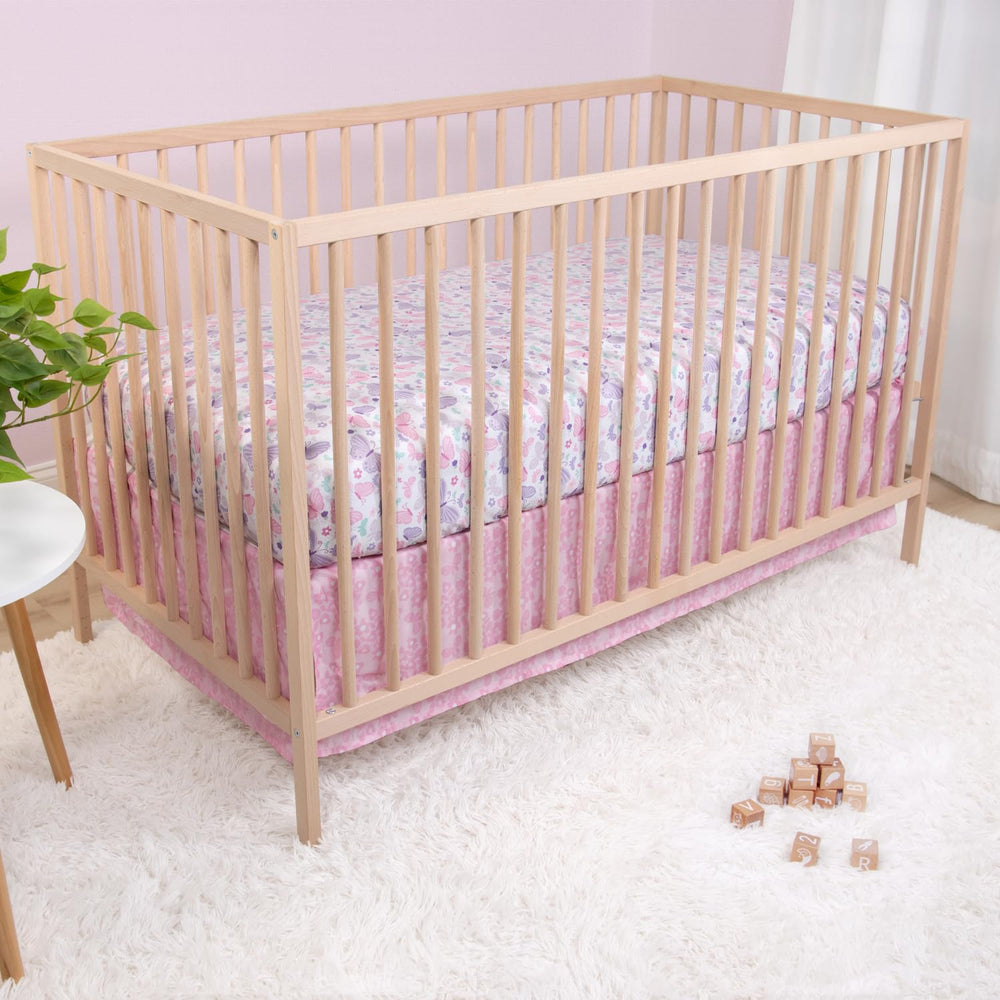 The Peanutshell Butterfly Song plush fabric supports gentle baby comfort.