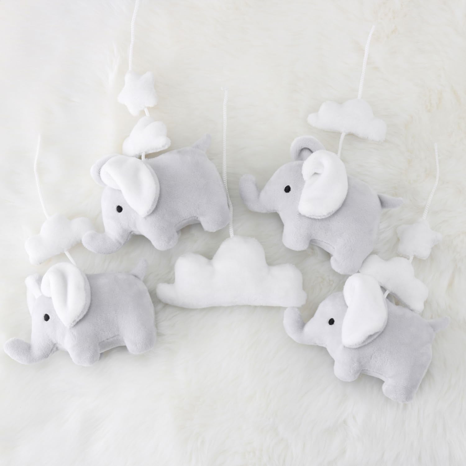 The Peanutshell crib mobile detachable arm for easy storage