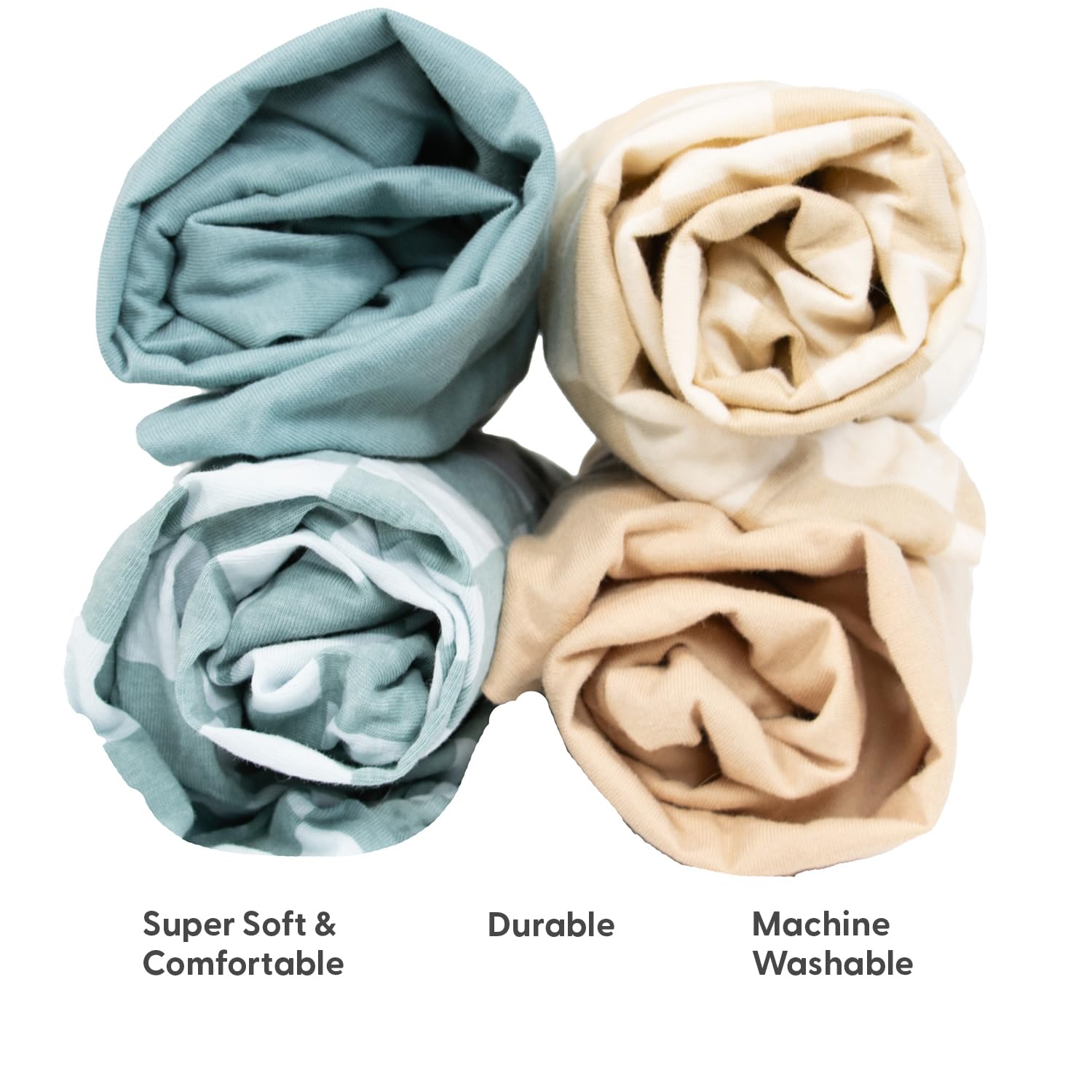 The Peanutshell easy-care sheets are machine washable for busy parents.