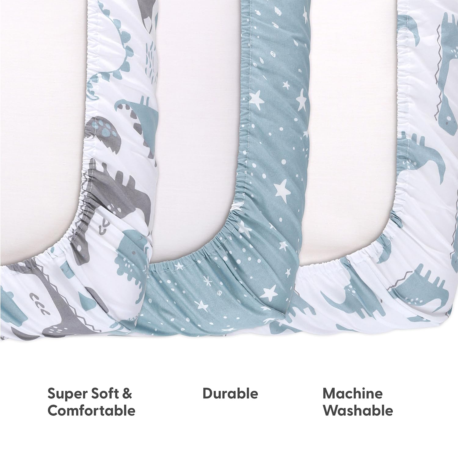 The Peanutshell microfiber close-up – soft, breathable fabric for baby comfort.