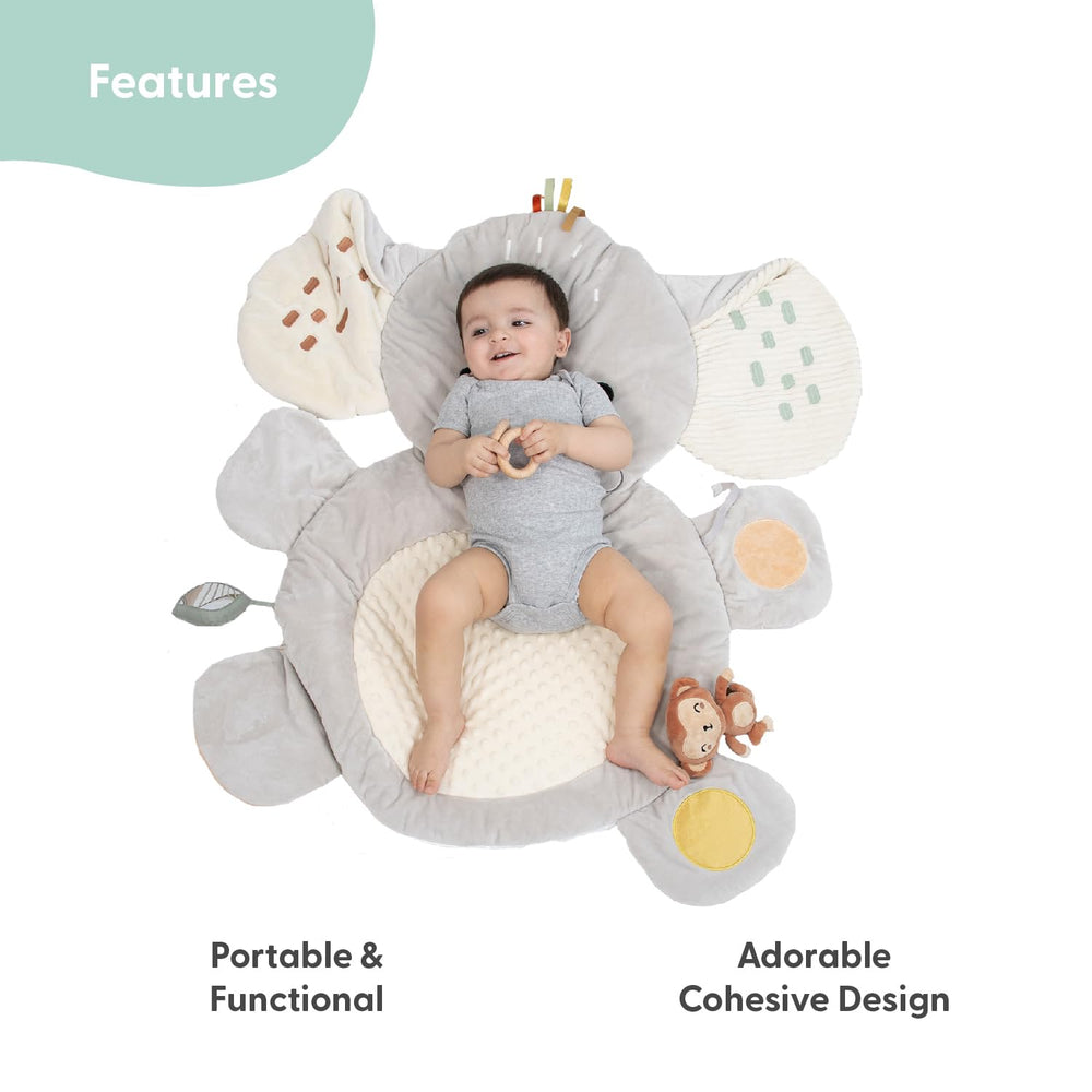 The Peanutshell safari elephant nursery decor closeup complements safari-themed nurseries.