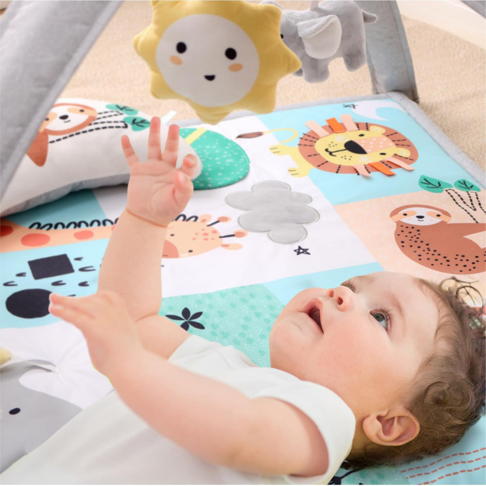 The Peanutshell safari theme detail showcases unisex design appealing to babies