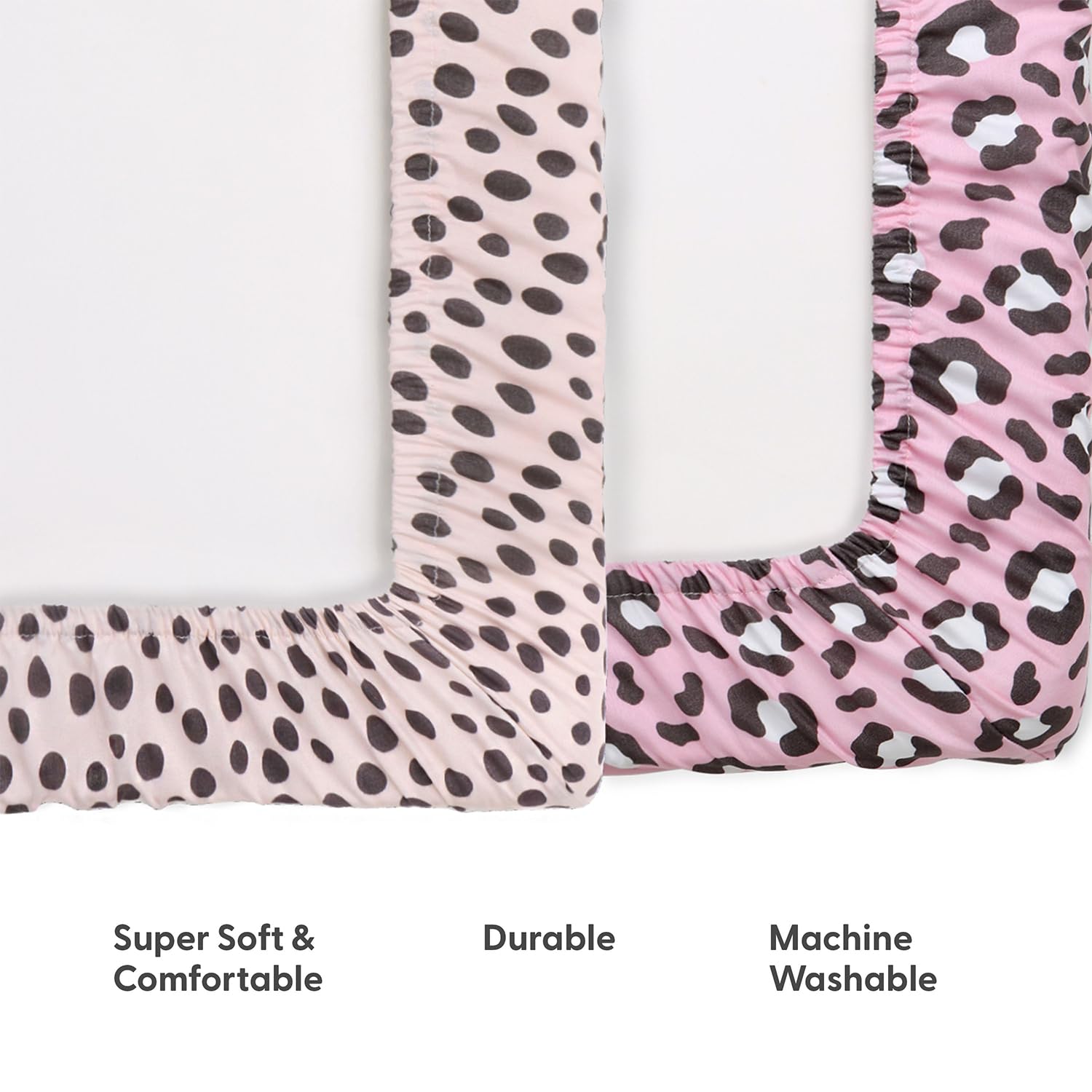 The Peanutshell soft microfiber baby sheets promote airflow for all-day comfort