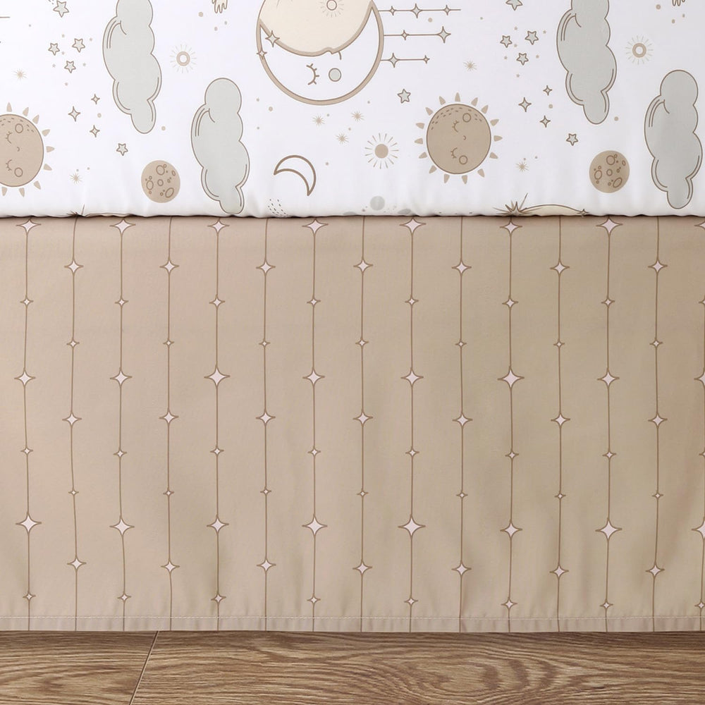 The Peanutshell Starry Skies soft velour blanket for cozy cuddles