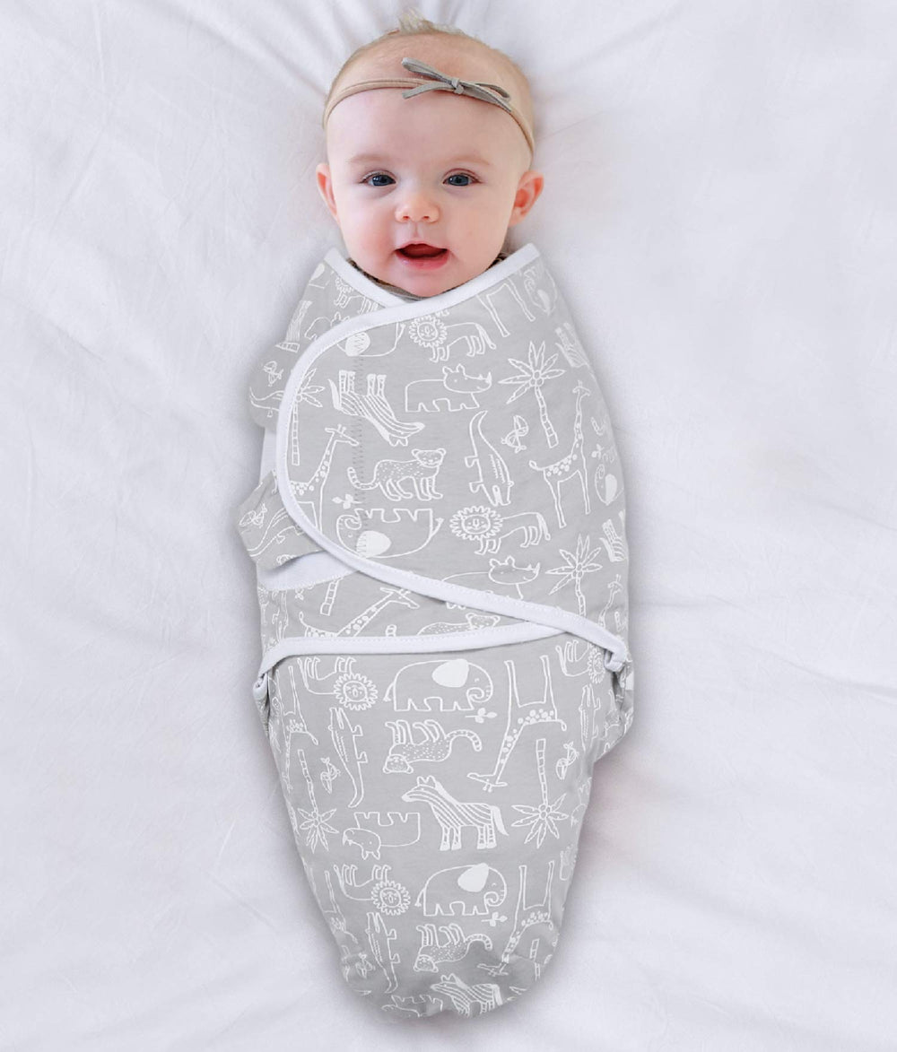 The Peanutshell swaddle blanket cotton-soft fabric texture highlights breathable comfort
