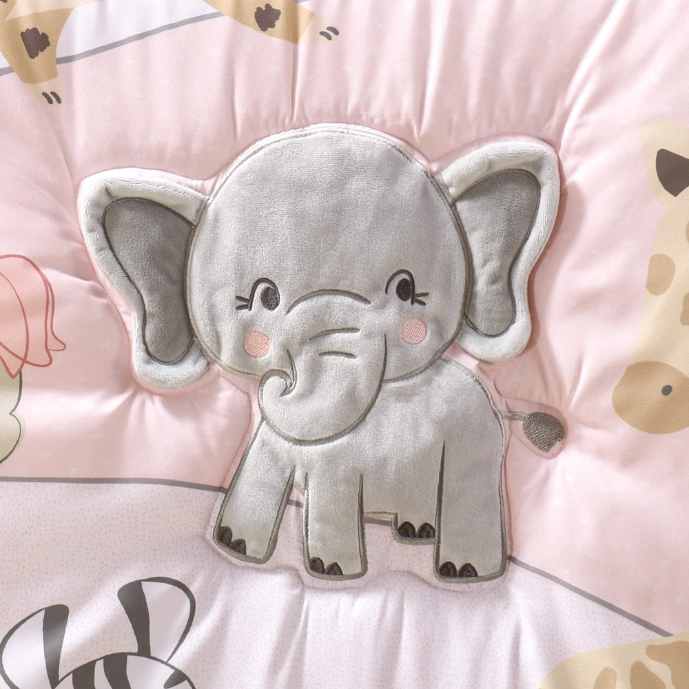 The Peanutshell Wildest Dreams microfiber fabric feels soft and durable for everyday use.
