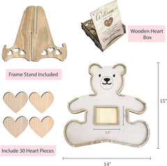 The Real Bossy Baby display stand showcasing the keepsake on a dresser shelf.