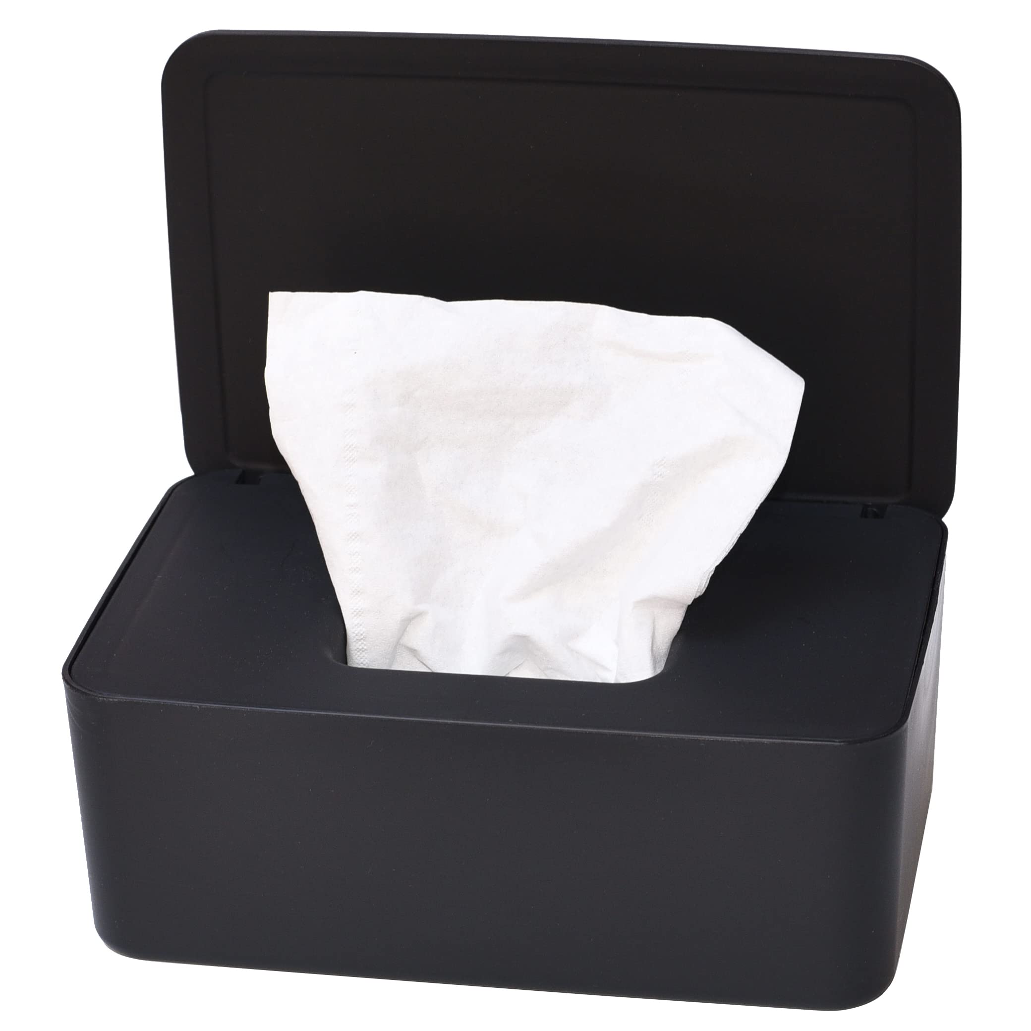 The Revenant wipes dispenser lid closes securely for easy access and moisture retention.