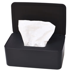 The Revenant wipes dispenser lid closes securely for easy access and moisture retention.