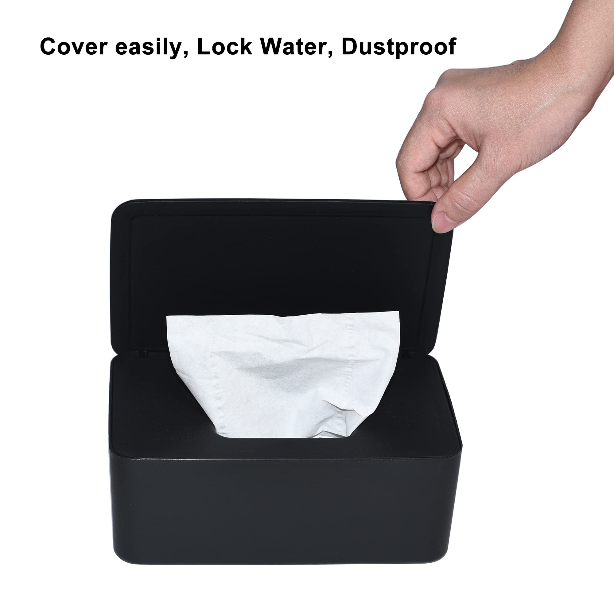 The Revenant wipes dispenser seal ensures freshness while keeping dust out.