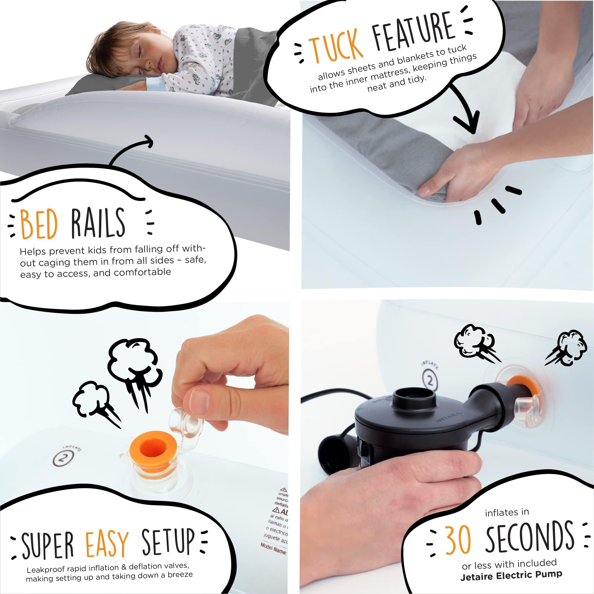 The Shrunks carry bag and accessories illustrate portable storage.