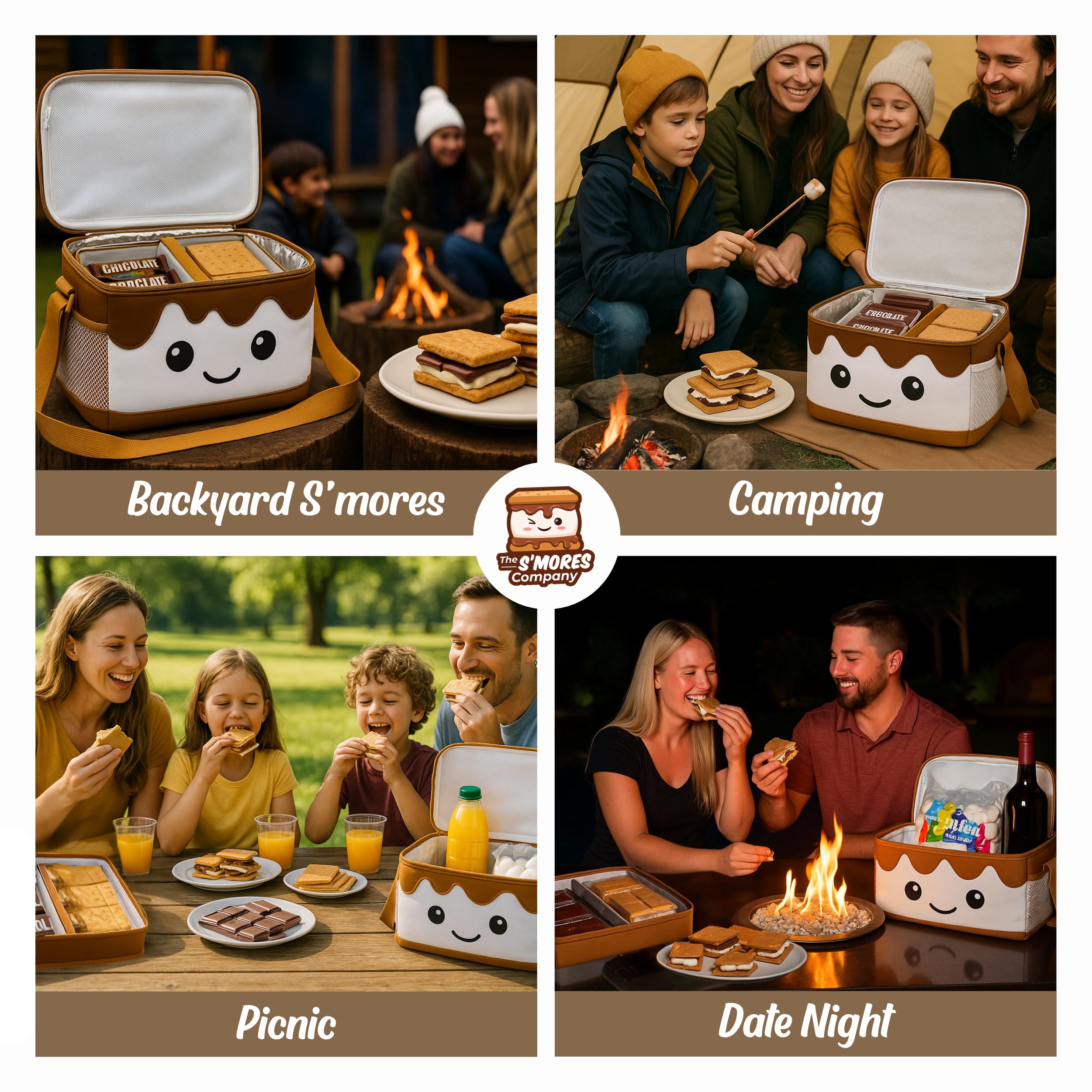The S'mores Company S’mores Caddy gift-ready for s'mores lovers.
