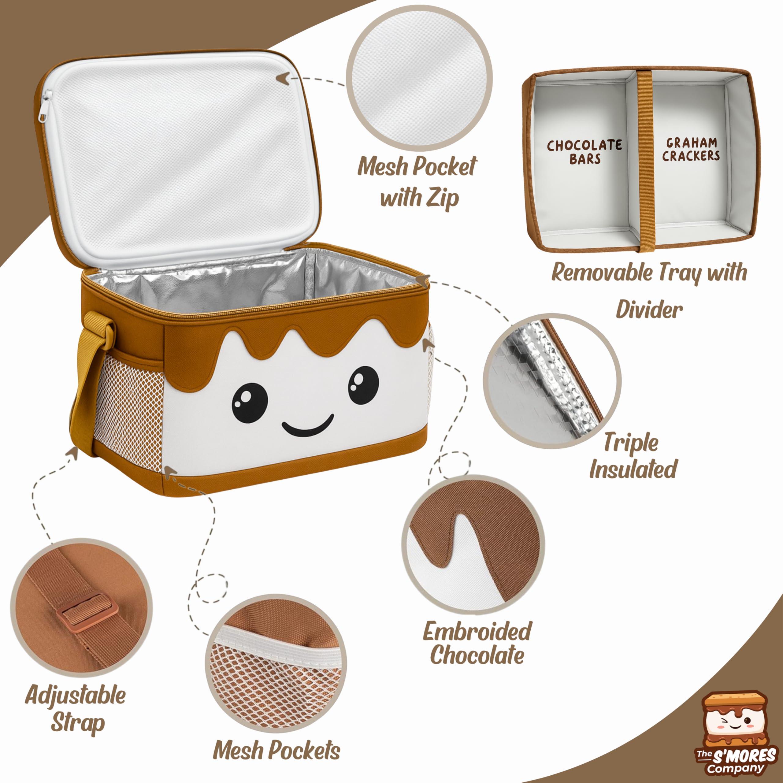 The S'mores Company S’mores Caddy durable-lightweight material, easy to carry.