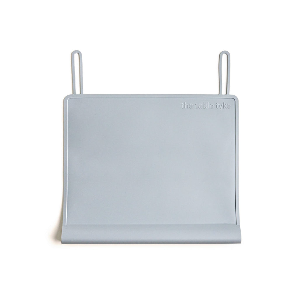The Table Tyke edge bumper placemats shield tiny mouths at the restaurant
