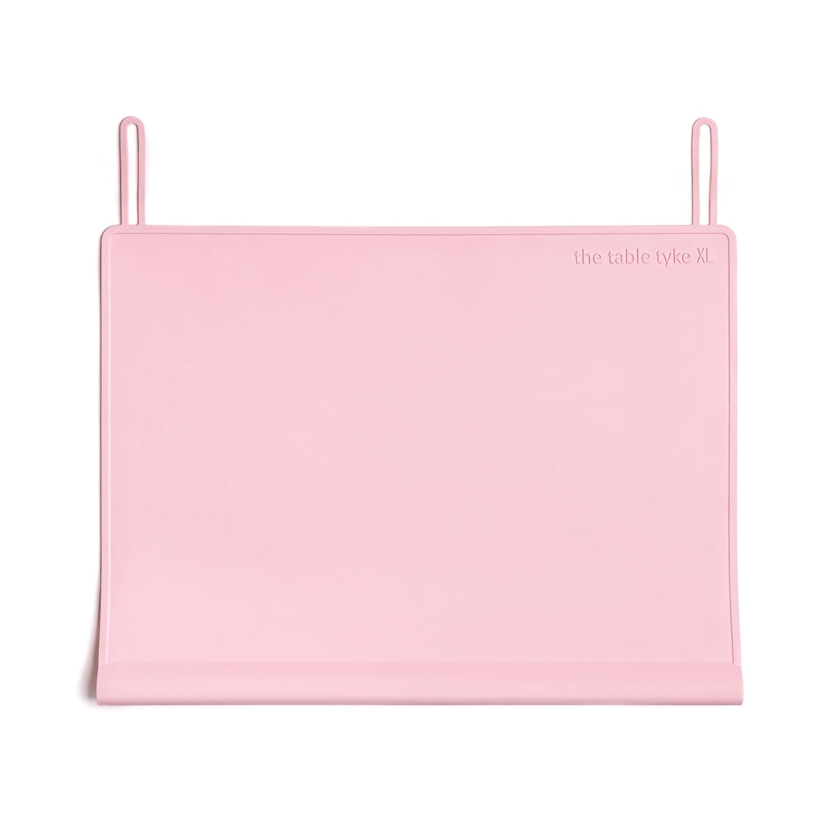 The Table Tyke Placemat XL teething-edge bumper cushions little mouths at mealtime.