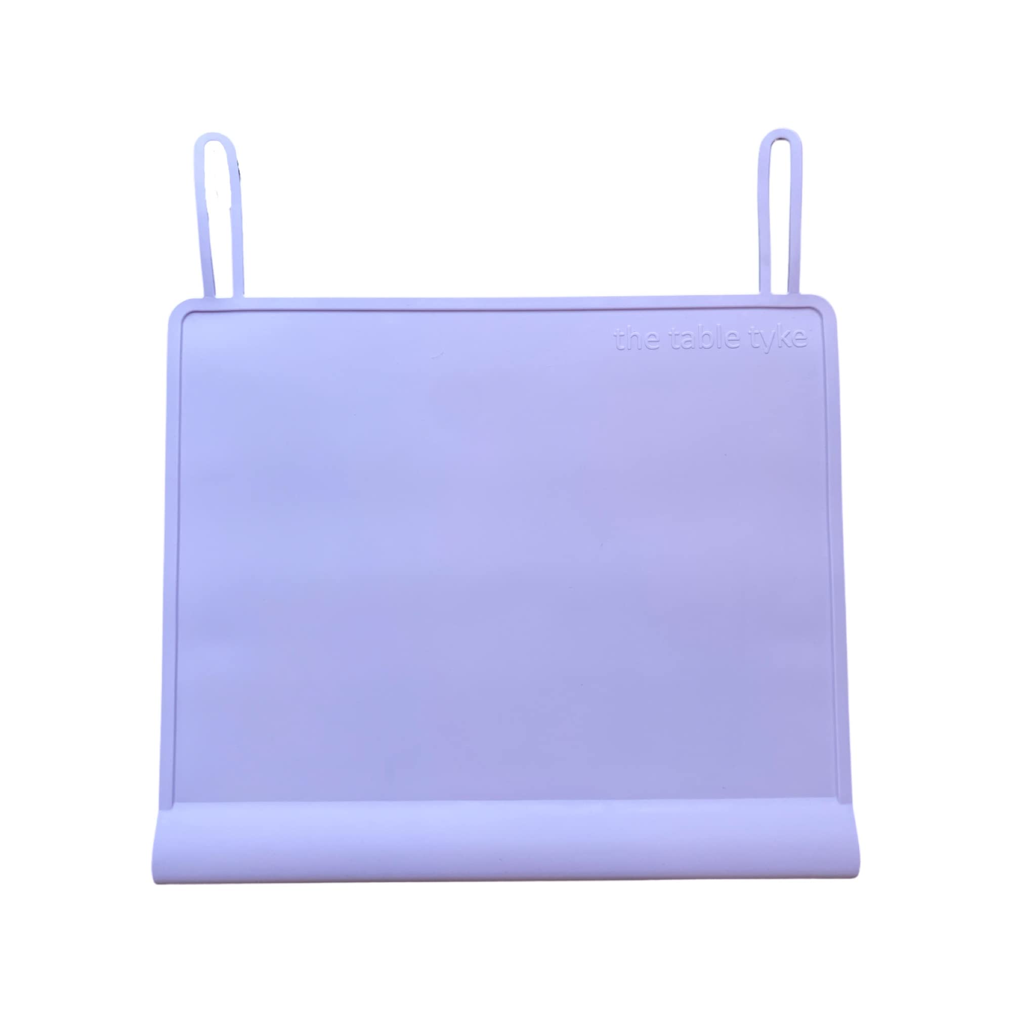 The Table Tyke Lilac placemats with edge bumper protect gums and surfaces during meals