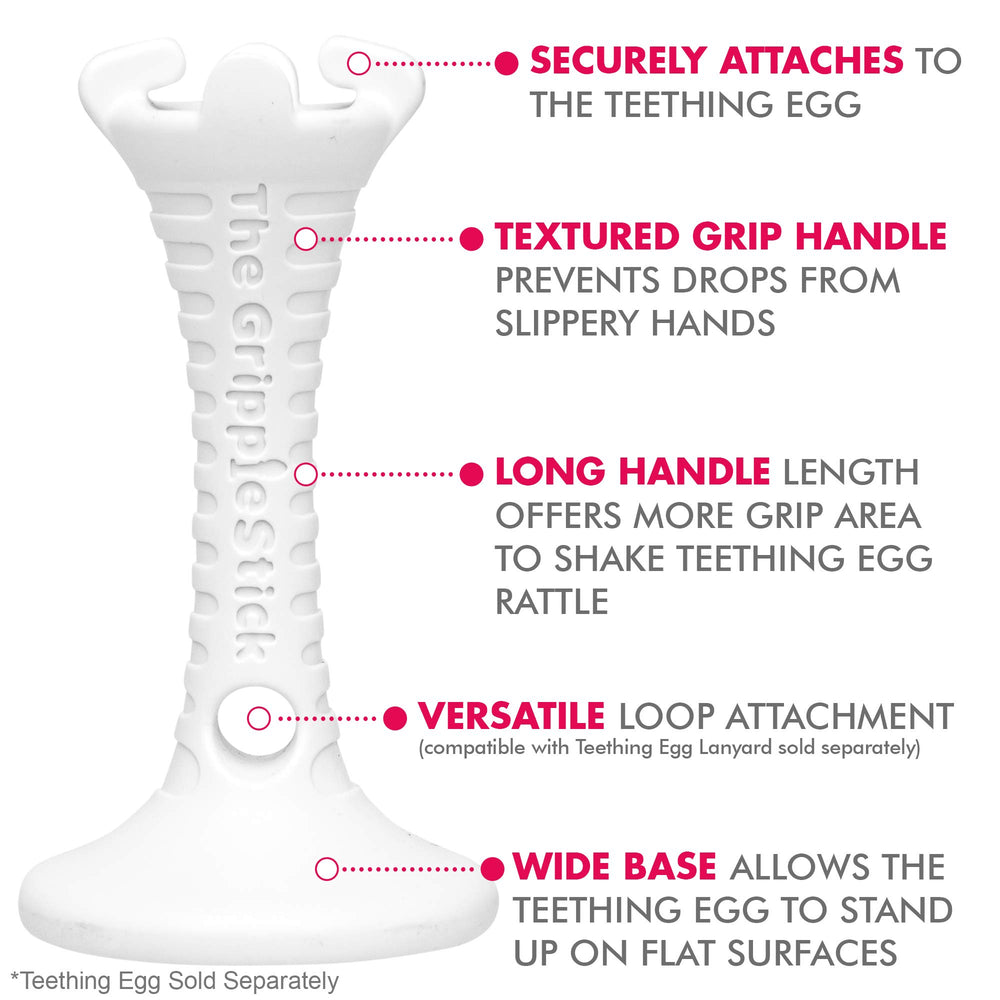 The Teething Egg USA-made design showcases premium safety and quality.