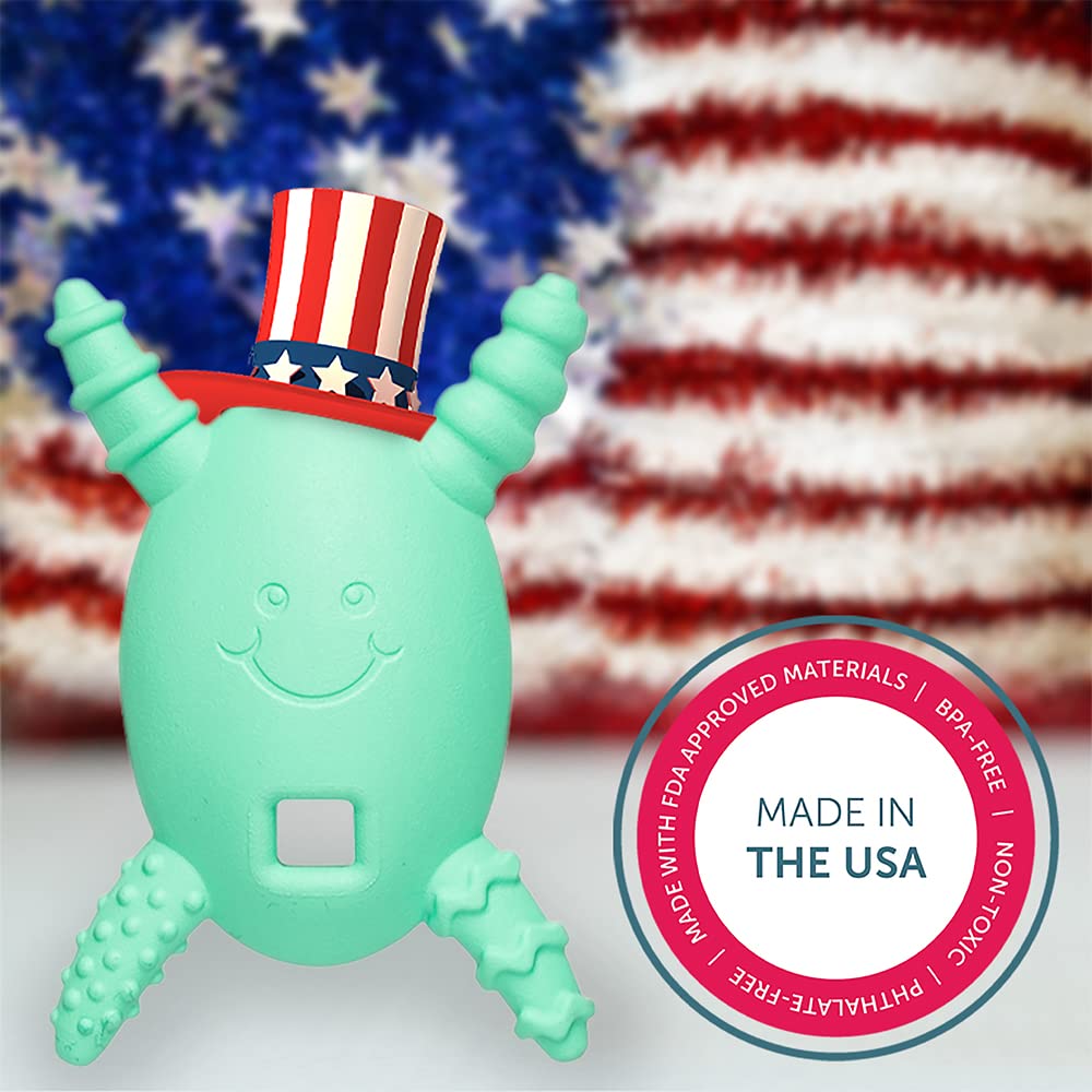 The Teething Egg Molar Magician bath-time play sensory experience