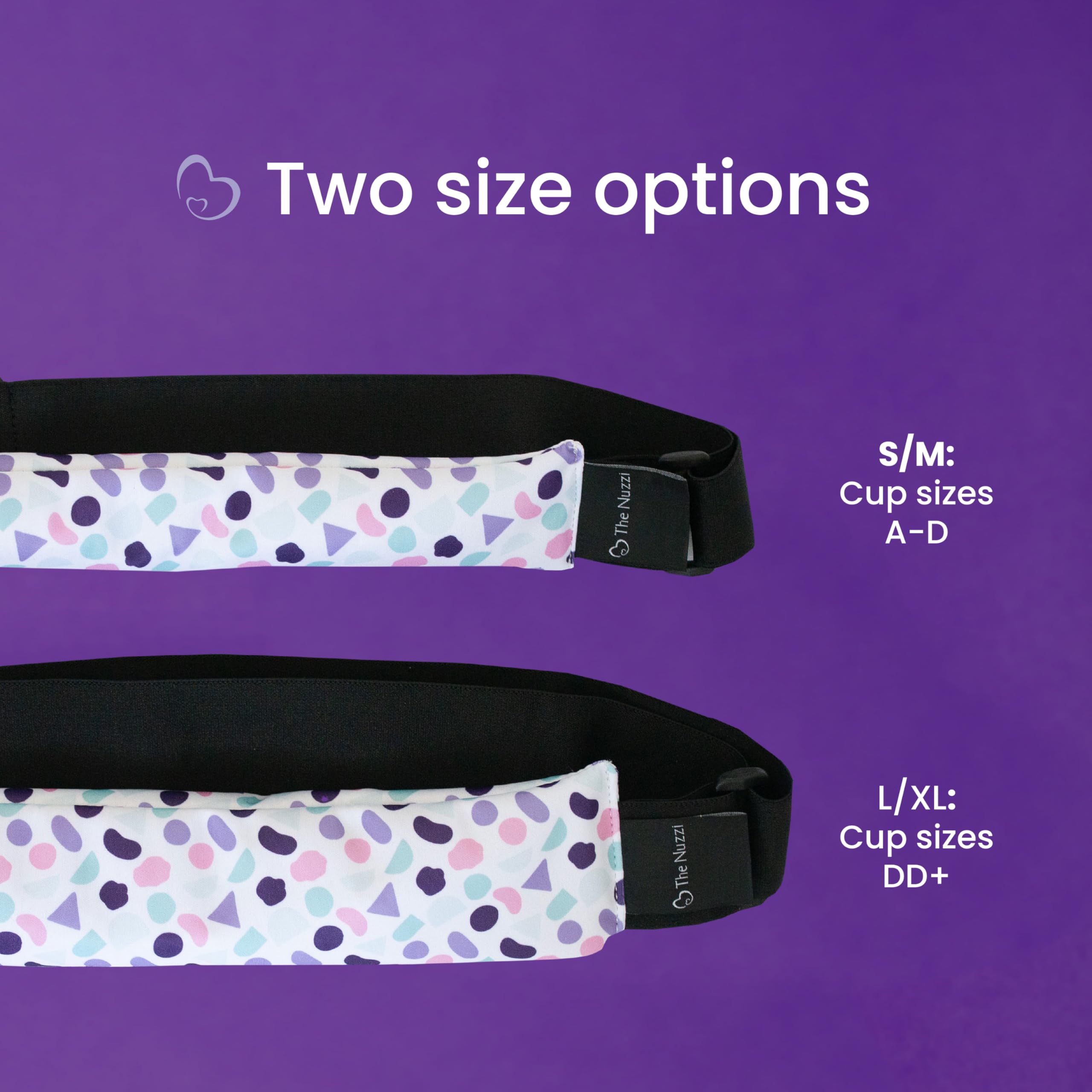 The Nuzzi adjustable-strap view highlights customizable comfort and secure fit.