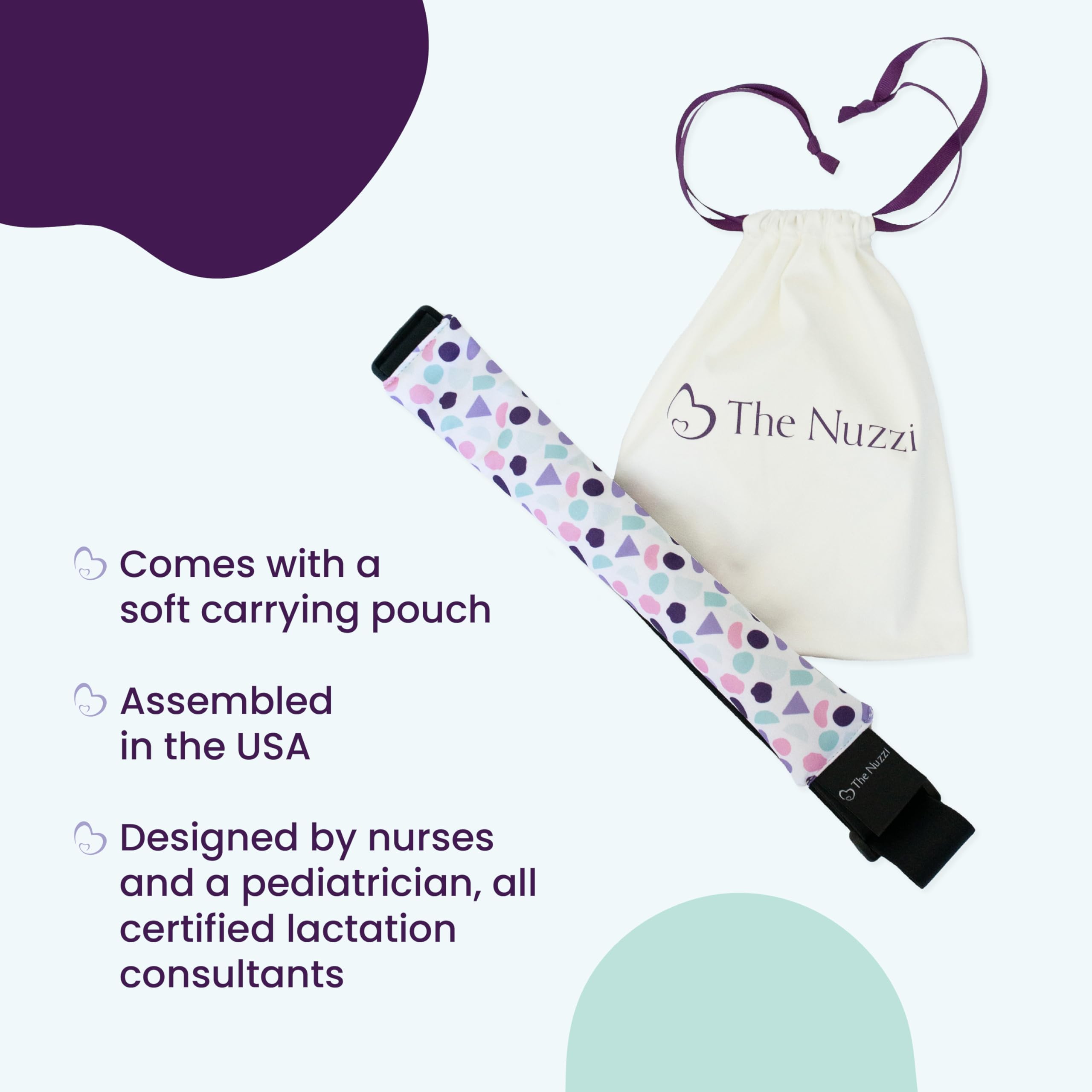 The Nuzzi side-profile emphasizes uplifted positioning for better latch.