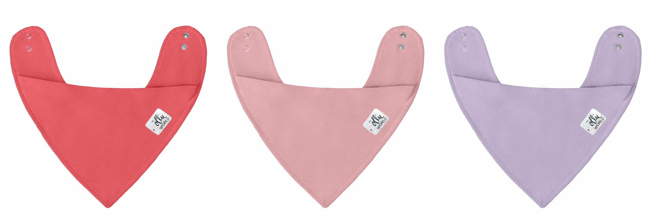 The Ollie baby bib moisture-wicking hero keeps skin dry during drool and meals.