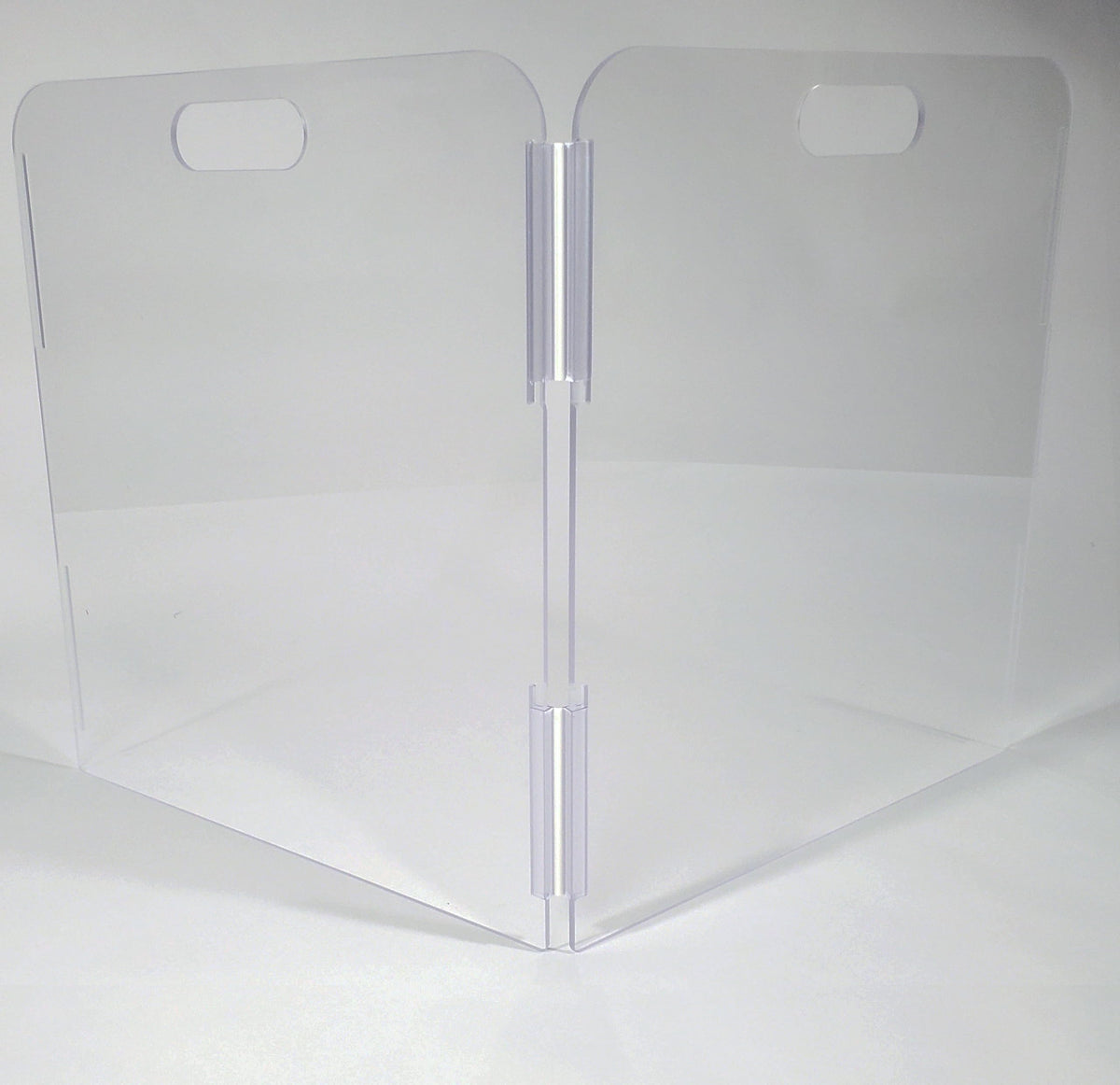 Therafin Pet Barrier two panel gate provides unobstructed view while restricting pet access