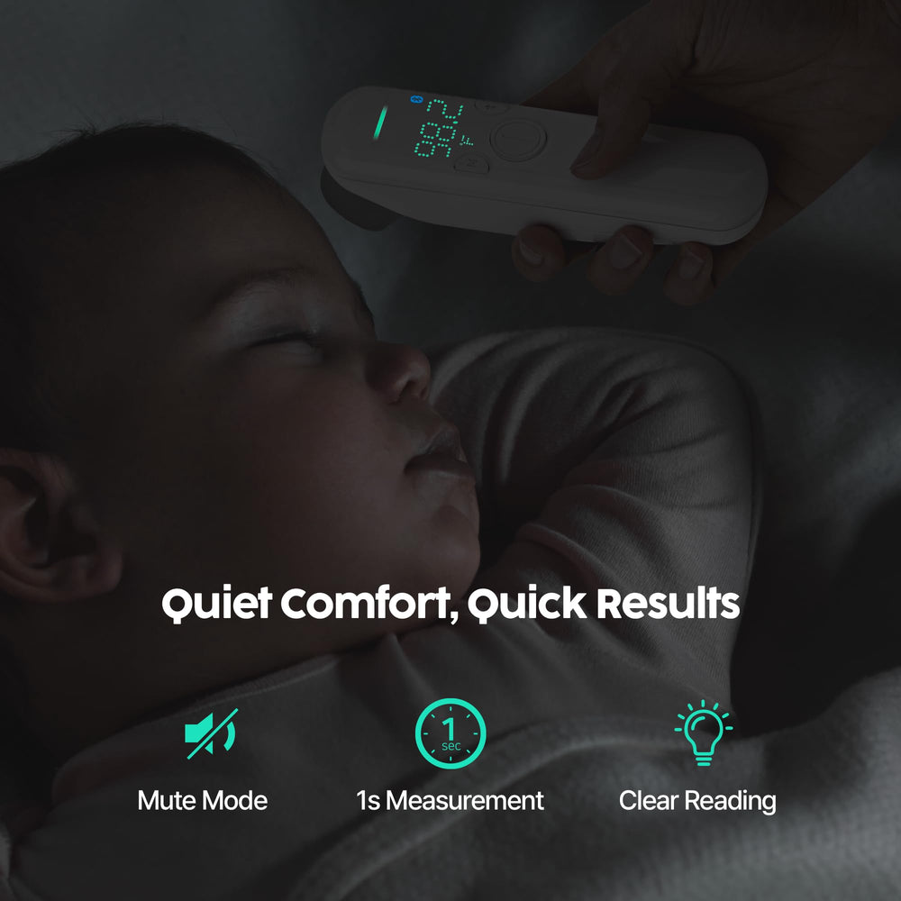 ThermoQuick indoor humidity readout helps optimize a child’s room environment.