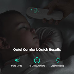 ThermoQuick indoor humidity readout helps optimize a child’s room environment.