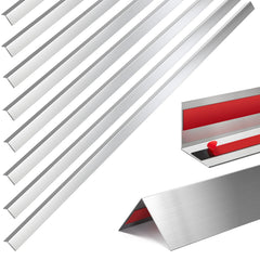 Therwen corner guard with adhesive tape close-up highlights tool-free installation benefits.