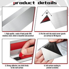 Therwen corner guard flush-fit 90-degree wall alignment