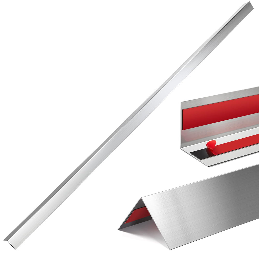 Therwen corner guard close-up shows 304 stainless steel durability for long-lasting protection.