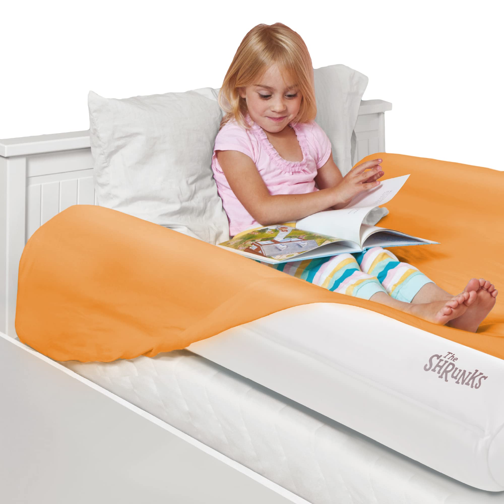 The Shrunks bed rails fit twin to king beds for versatile sleep setups