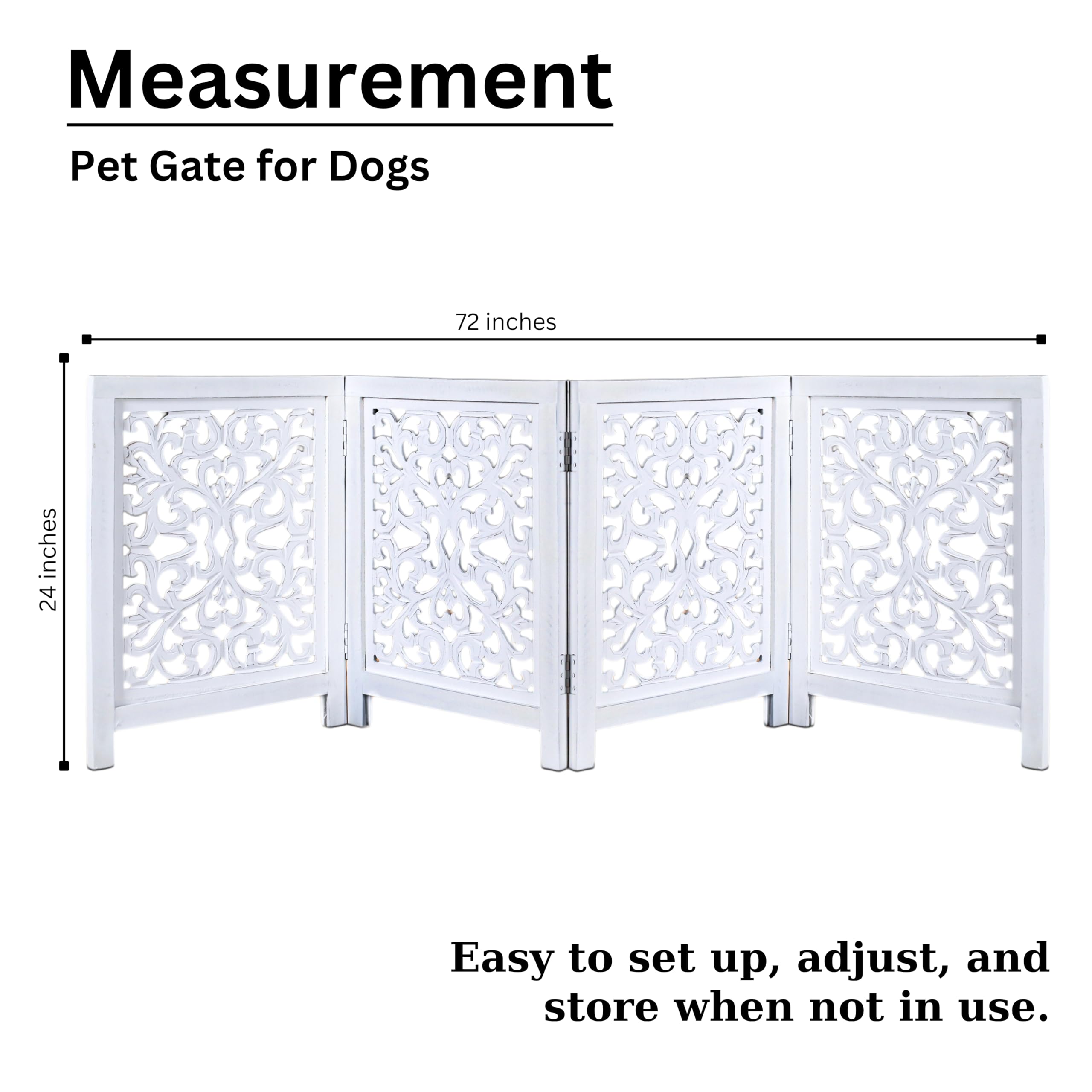 The Wooden Town gate side profile demonstrates freestanding stability.