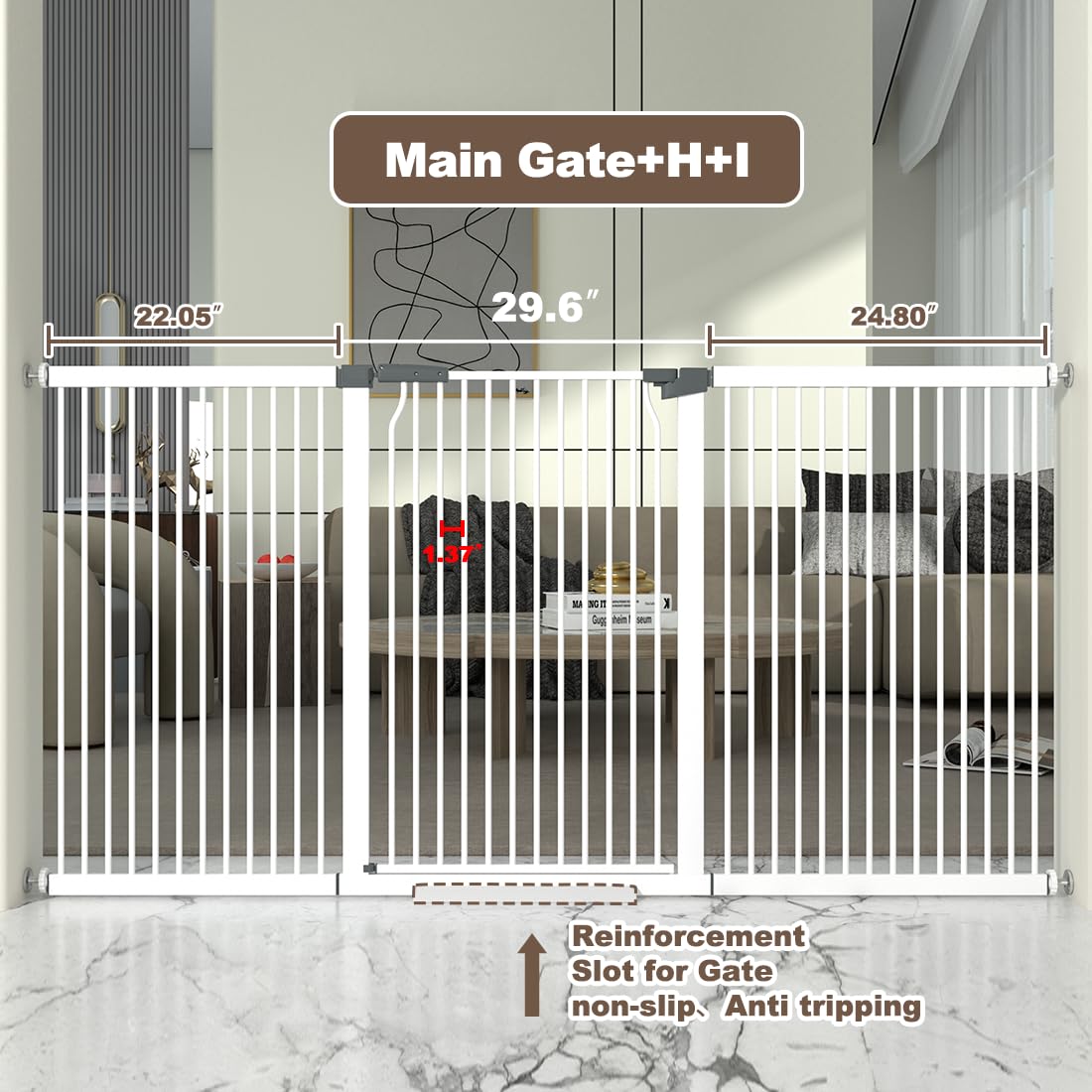 THEYFIRST anti-slip pedal image demonstrates anti-trip design for safe everyday passage
