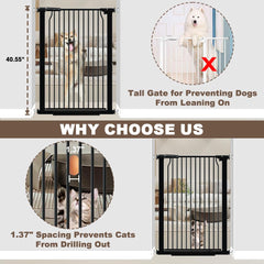 THEYFIRST auto-close feature helps gate securely close after passing through.