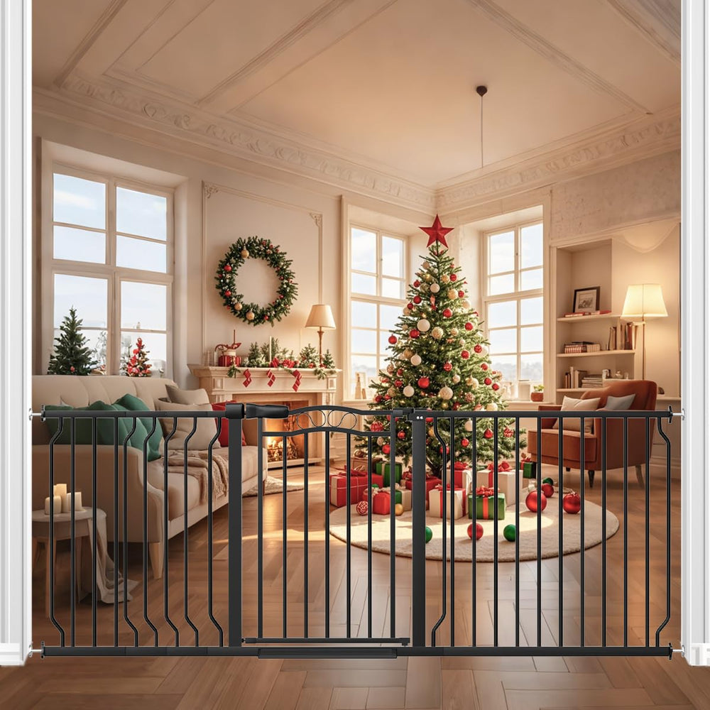 THEYFIRST extra-wide gate extended frame enables safe door transitions