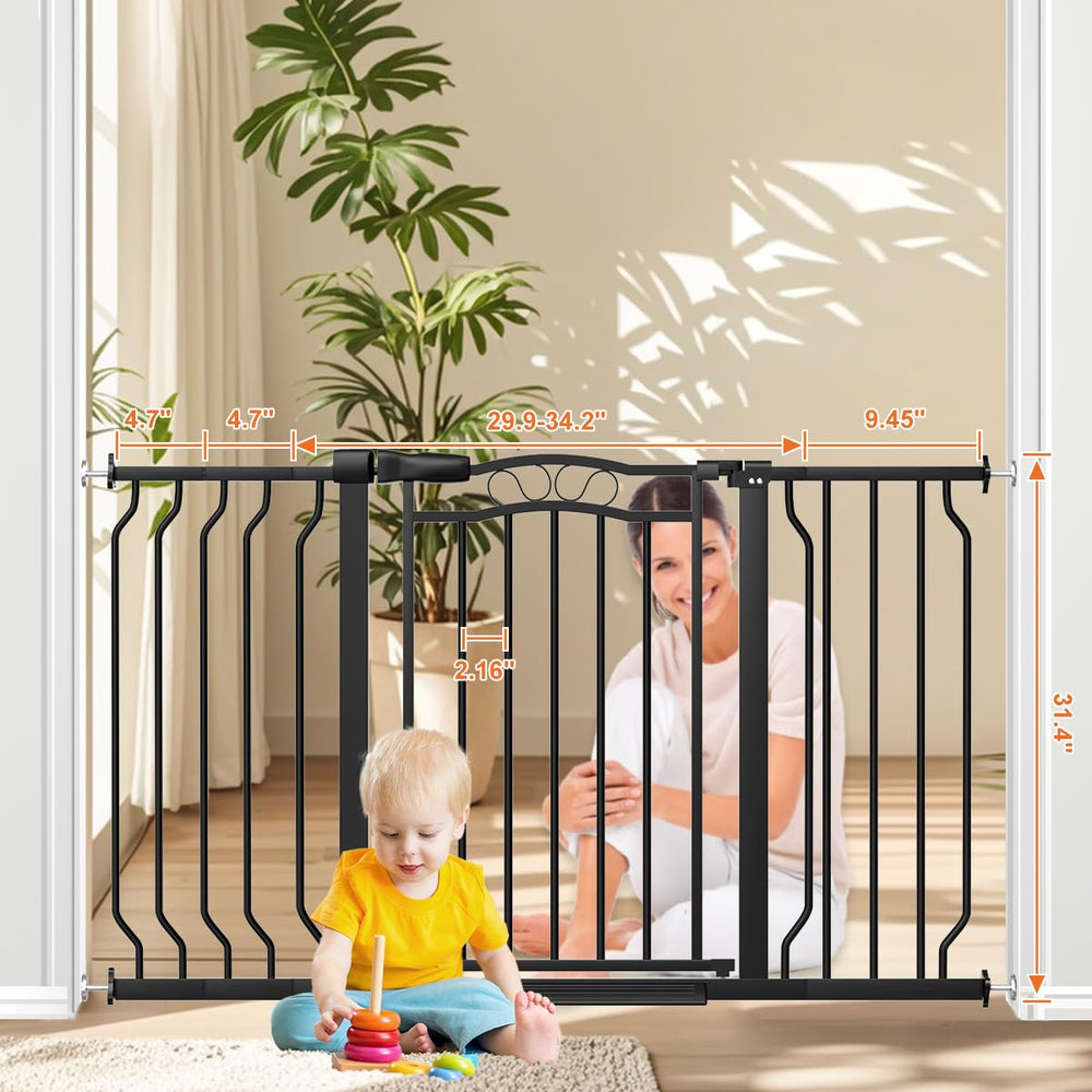 THEYFIRST black finish adds a sleek, unobtrusive look to hallways and doorways.