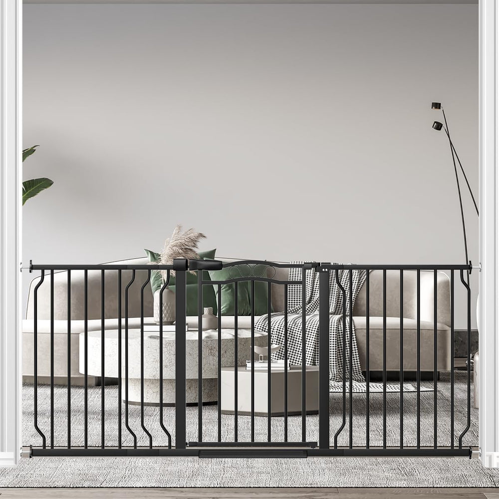 THEYFIRST black finish complements home decor while protecting kids and pets