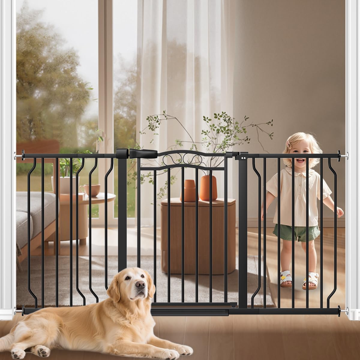 THEYFIRST double-lock system adds two-step security for child and pet safety.