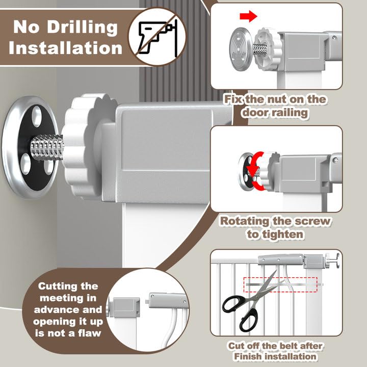THEYFIRST installation-friendly design with 4 adjustable pressure bolts for quick setup.