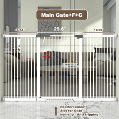 THEYFIRST pressure-mounted door gate—tool-free installation in minutes.