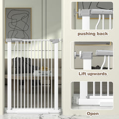 THEYFIRST two-way self-closing gate enables seamless doorway passage.